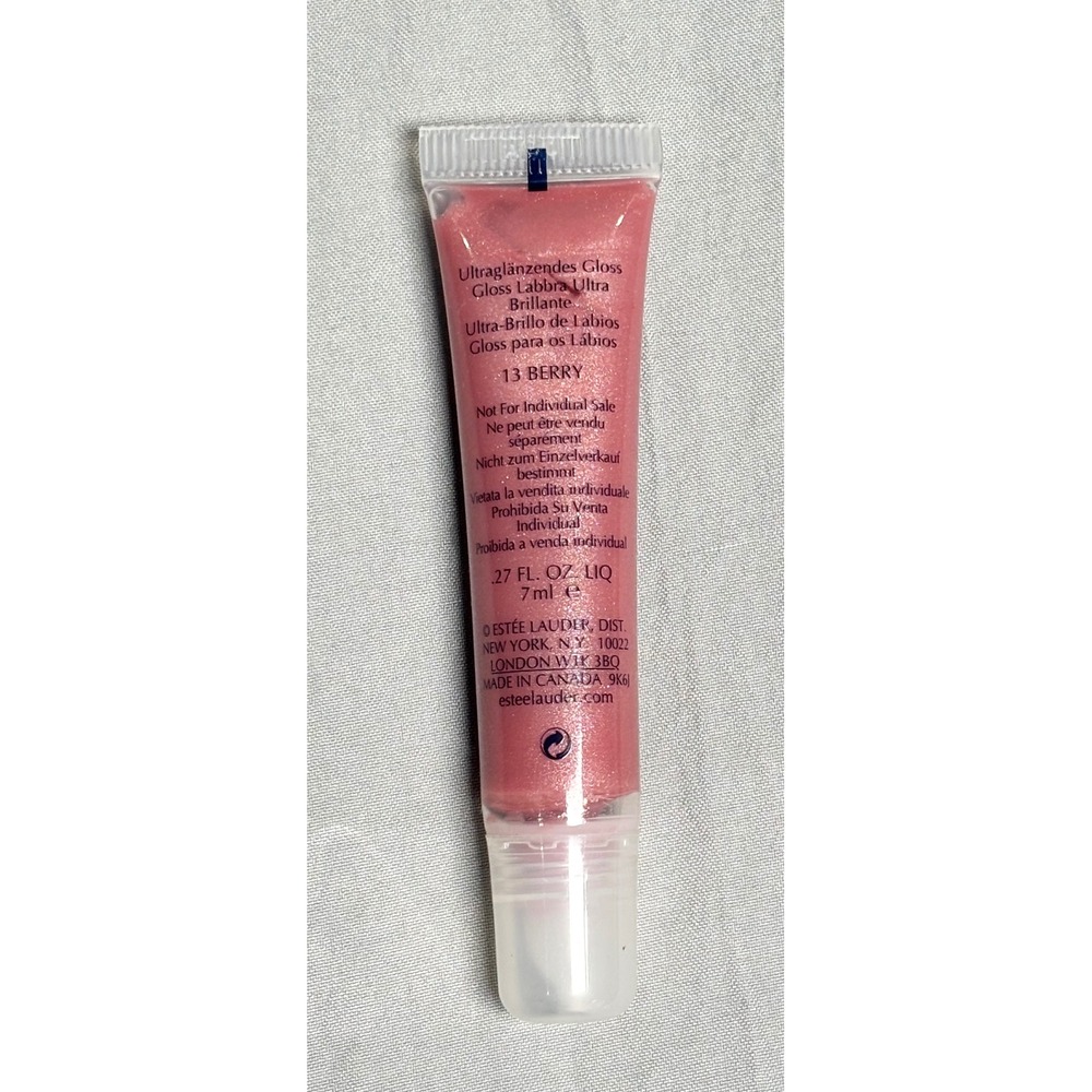 Estee Lauder High Gloss Ultra Brillance Lip Gloss 13 berry Travel Size .27 oz - Picture 2 of 3